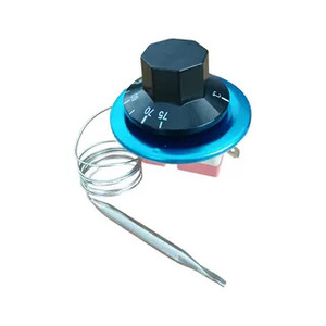Interrupteur de contrôle de température 16A 250V, base rouge, 2 broches, 30-300C, pour chauffe-eau, bouilloire, friteuse - Product Image 5