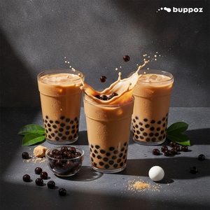 ชุดชงชาไข่มุกบุปโปซ แบล็ค ทีพิโอคา บ๊อบบ้า บับเบิ้ลที 5 แก้ว/กล่อง ได้รับการรับรองมาตรฐาน HACCP และฮาลาล - Product Image 6