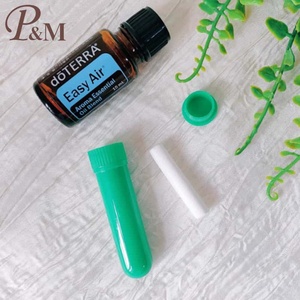 Tube nasal PM coloré DIY avec noyau en coton, bouchon nasal, tube d'<span class=keywords><strong>inhalation</strong></span> en plastique, tube d'emballage, aide à la pativité nasale - Product Image 1