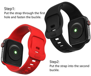 New Design Sport <span class=keywords><strong>Loop</strong></span> Rubber Watch Strap For Silicone Iwatch Strap Series 5 4 <span class=keywords><strong>3</strong></span> 38mm 42mm - Product Image 4