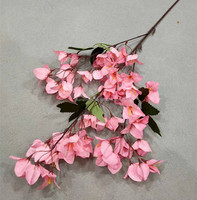 Branche d'arbre artificielle de Bougainvillea Spectabilis, Bougainvillea Glabra pour la décoration de Noël, de la rentrée scolaire et du Nouvel An chinois