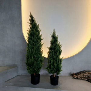 Artificial Cypress <b>Trees</b> Indoor Decor Modern Style Realistic Synthetic Plants for Home Decoration - Product Image 1