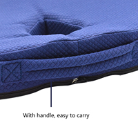 2025 mousse à mémoire de siège de bureau à rebond lent remplie pour soulager la douleur coccygienne coussin de siège en mousse à mémoire ergonomique de bureau confortable