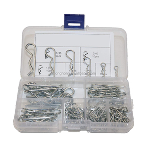Clips en R de Acero Inoxidable/Zincado, Pasadores de Retención, Kit de Surtido de Fijaciones, Pasadores de Seguridad, Varios Tamaños Personalizados al por Mayor - Product Image 6