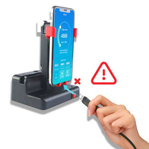 Thiết bị tự động đếm bước chân - Điện thoại di động/Đồng hồ thông minh màu đen/trắng Máy lắc bước chân tự động cho các ứng dụng Pokemon- GO cho Google Fit - Product Image 3