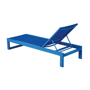 Blue Hotel Beach Garden Tumbona Muebles Piscina de aluminio al aire libre Tumbonas para exteriores - Product Image 4