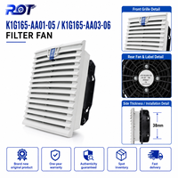 Ventilador de Repuesto Original K1G165-AA01-05 SK3241.124 DC 24V 19W 255mm 2830RPM con Rodamiento de Bolas para Gabinete Industrial