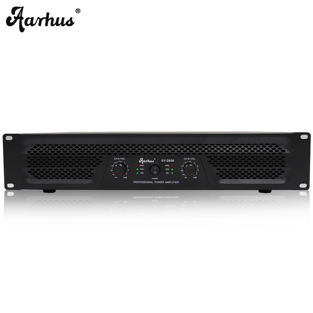 Hot Sale Professional Power Amplifier 2 Channel Class Ab 4 Ohm Metal Sound Equipment System for Stage Performance Commercial