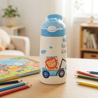 Aohea Thermo Bottle Grande Capacité Avec Paille Bouteille d'Eau Thermique en Acier Inoxydable Thermique Froid et Chaud Thermos Flacon à Vide Gym