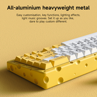 Nouveau clavier de jeu mécanique en plastique Ajazz AC067 à 67 touches avec rétroéclairage RVB, structure Gasket, options filaires USB