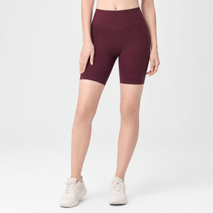 Shorts de Yoga de Cintura Alta para Mujer, Envío Nacional Rápido en EE. UU., Pantalones de Compresión Ligeros que No se Suben, Anti-Fricción, con Detalles Ocultos - Product Image 5