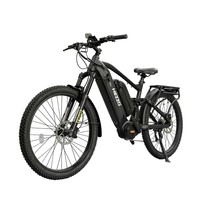Vélo de montagne électrique pour adultes, batterie au lithium, frein à disque, moteur sans balais, cadre en aluminium, vélo électrique pour les trajets urbains