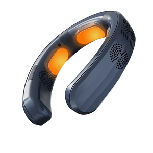 Acondicionador de Aire para Cuello Frío y Calor 6000mAh Calefactor <span class=keywords><strong>El</strong></span>éctrico Portátil de Colgar Refrigerador Semiconductor Ventilador de Enfriamiento para Cuello - Product Image 2