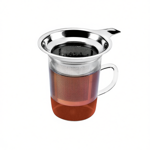 MetalTex <b>Tea</b> Strainer With Handle Stainless Steel <b>Infuser</b> For Loose Leaf <b>Tea</b> - Product Image 2