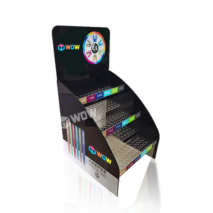 Tùy chỉnh màu đen Acrylic tầng bàn hiển thị Giá bút hiển thị đứng Acrylic hiển thị đứng - Product Image 1