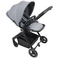 2024 poussette de haute qualité poussette de bébé compacte de luxe 3 en 1 poussette bidirectionnelle pliante landau pour bébé chine avec siège d'auto