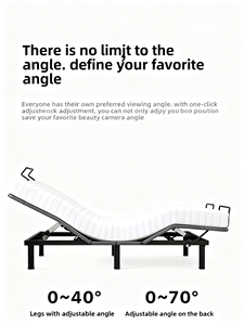 Hiện đại bền ngả có thể điều chỉnh <span class=keywords><strong>Twin</strong></span> khung giường điều khiển từ xa động cơ đa-chế độ thiết kế thông minh cho căn hộ khách sạn sử dụng - Product Image 3