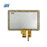 7 ''7 pulgadas 1000NITs alto brillo 1024x600 resolución IPS USB I2C interfaz pantalla LCD con panel táctil