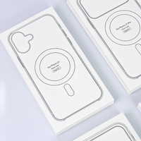 Boîte d'emballage en gros, conception personnalisée, logo, électronique grand public, gaufrage universel, carton recyclable, boîte pour étui de téléphone portable