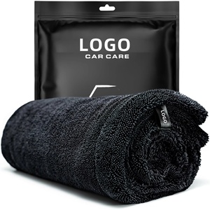 Toalla de Limpieza de Microfibra Zhouwen para Autos, Personalizada, 1200GSM, Tamaño 90x60CM, Tamaño S, Bucle Trenzado, Toalla de Secado para Lavado de Autos - Product Image 2