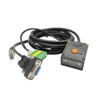 Escáner de Código de Barras Industrial LONVILL Fijo, Resistente al Polvo y al Aceite, IP65, Amplio Rango de Temperatura, para Equipos de Codificación