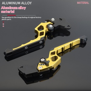 Leviers de frein et d'embrayage de moto réglables en 6 positions en alliage d'aluminium, design ajouré - Product Image 2