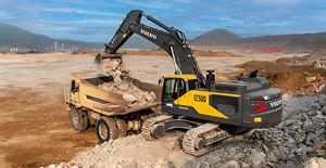 Excavadora de ruedas Volvo EC500, venta al por mayor, usada, nueva con componentes centrales, como bomba de Motor, caja de cambios, cojinete de engranajes PLC - Product Image 3