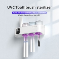 Esterilizador de Cepillos de Dientes Automático Inteligente Portátil Más Vendido con Función de Luz Nocturna y Programa de Blanqueamiento Dental