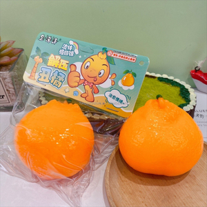 Wholesale Orange Sensory <b>Balls</b> Squishy Fruit Toys for Stress Relief Anxiety ADHD Autism-for Boys and Girls Aged 5 to 7 Years - Product Image 5