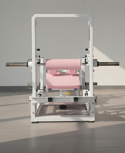 Máquina de Empuje de Cadera Rosa Ajustable en Múltiples Ángulos con Cojín Resistente al Desgaste para Entrenamiento de Glúteos - Product Image 5