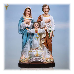 Decoración DE LA IGLESIA interior resina religiosa católica Estatua de la Sagrada Familia escultura a la venta José María <span class=keywords><strong>y</strong></span> Jesús - Product Image 2