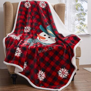 Nouvelle couverture en flanelle douce matelassée moderne à motif uni, taille <span class=keywords><strong>Queen</strong></span>, jeté confortable pour canapé, imprimé personnalisé en sherpa - Product Image 2