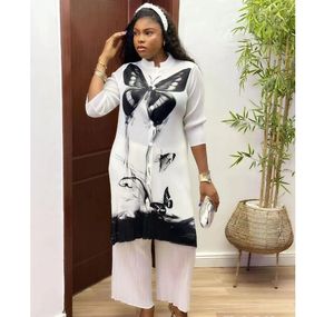 เสื้อผ้าผู้หญิง2ชิ้นแบบลำลอง <span class=keywords><strong>Miyake</strong></span> <span class=keywords><strong>Miyake</strong></span> ทรงหลวมมีจีบขนาดพิเศษจากโรงงาน - Product Image 3