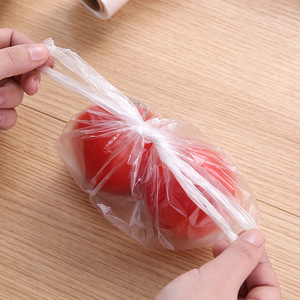 Hdpe Clear <b>Plastic</b> T-shirt Freezer Bag Food Packaging Bag On <b>Roll</b> - Product Image 5
