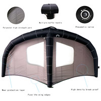 Nouveau design de l'aile gonflable dure à poignée en carbone déjouant favori de surf hydroptère planche à voile cerf-volant planche à voile planche à voile usine