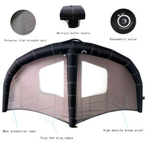 Nouveau design de l'aile gonflable dure à poignée en carbone déjouant favori de surf hydroptère planche à voile cerf-volant planche à voile planche à voile usine - Product Image 2