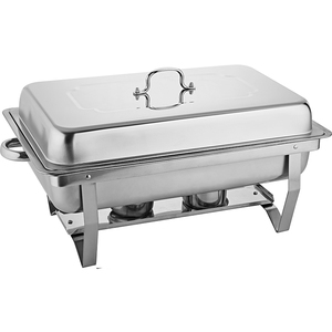 de acero inoxidable 9L comida cocina hornillo para bufet olla caldera bufé comida calentadores rozaduras plato - Product Image 1