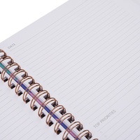 Libreta de Citas con Impresión Personalizada, Espiral Metálica, Lista de Tareas Simplificada, Planificador Diario, Diario, Planificador Semanal, Cuaderno