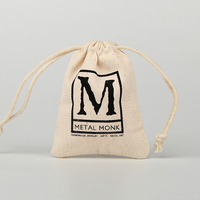 Sac à main blanc personnalisé emballage pochette à poussière sac à cordon en coton et lin avec logo imprimé