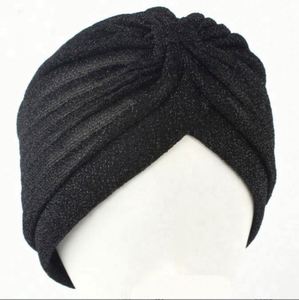 Hijabs et bonnets unisexes pour adultes, style mode, en acrylique doré, turbans musulmans et casquettes indiennes, pour le marché international - Product Image 3