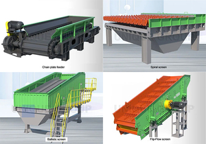 Usine de traitement des déchets solides municipaux UniqueMac à haute efficacité, tri et recyclage des déchets, certifiée ISO9001, avec moteur central - Product Image 4