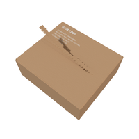 Boîtes d'expédition personnalisées avec bande adhésive en papier ondulé pour l'emballage et la livraison e-commerce