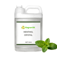 Prix de gros 100% Pure Natural Organic Menthol Huile essentielle de menthe poivrée de qualité cosmétique avec une odeur fraîche