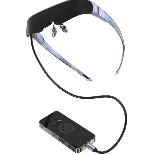 OEM ODM MicrOLED 3D Video Full HD Giant Screen Compatible Most Phones Smart AR Glasses