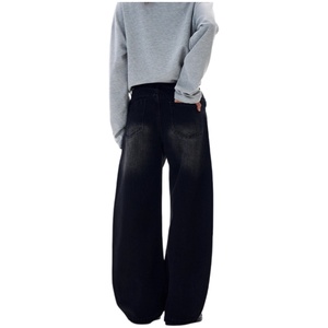 Custom Vintage Cartoon Printed Denim <strong>Jeans</strong> Medium Wash Mid Waist <strong>Boot</strong> <strong>Cut</strong> Fashion Pants <strong>for</strong> <strong>Women</strong> - Product Image 3