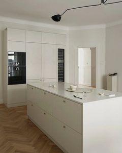 Cuisine moderne à plan ouvert avec four encastré, cave à vin et îlot central entièrement personnalisable <span class=keywords><strong>pour</strong></span> appartements ou maisons - Product Image 3