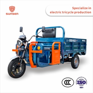 Tricycle Électrique Utilitaire Robuste Sunsen 1.6m Caisse Ouverte <span class=keywords><strong>Moto</strong></span> à <span class=keywords><strong>3</strong></span> <span class=keywords><strong>Roues</strong></span> Triciclo Électrique avec Tension de 60v - Product Image 2