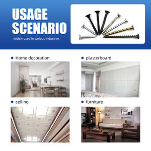 1 Pulgada Fosfato Negro Tornillos Gipsplaat Schroef 3.5X25 Para Placa De Yeso - Product Image 5