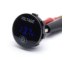 Voltmeter DC Modifikasi Mobil dan Kapal, Tampilan Digital Tiga Digit dengan Saklar Sentuh Dari Cina