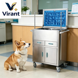Chariot médical de qualité supérieure, haute stabilité, roues antichoc, pour le service d'oncologie - Product Image 6